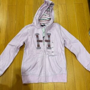 Kids Pink Hooded Jacket